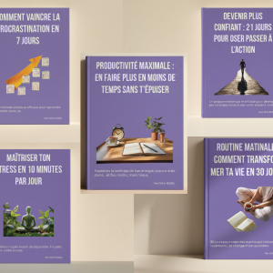 Pack Développement Personnel – 5 Ebooks pour reprendre le contrôle de ta vie