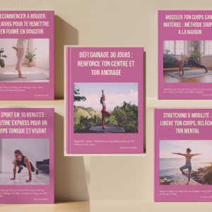 Pack Sport & Mouvement – 5 Ebooks pour te remettre en forme durablement